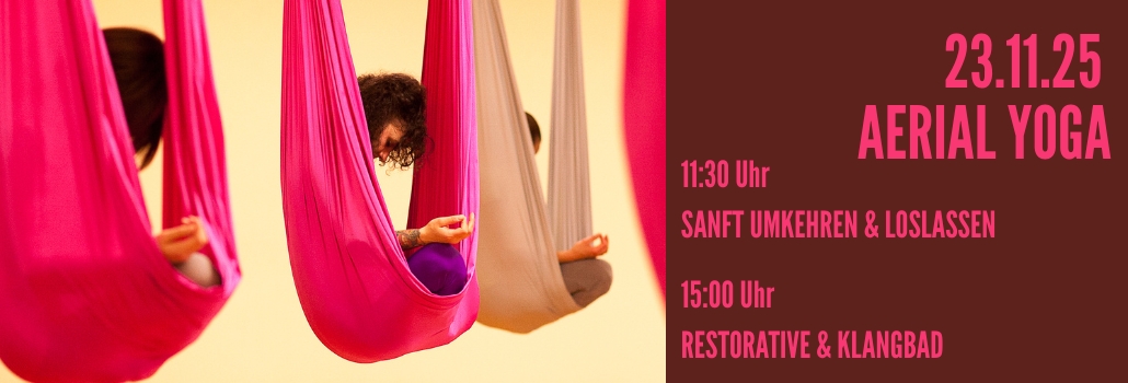 Aerial Yoga pinke Tücher