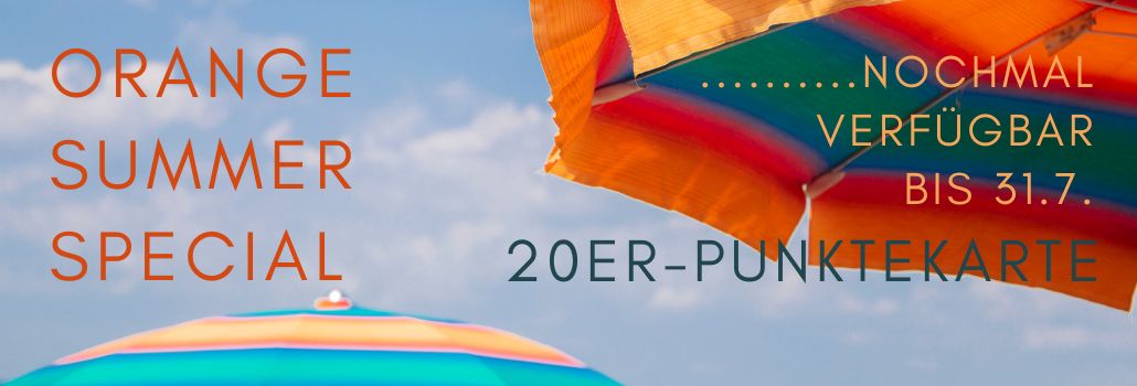 SONNENSCHIRM BUNT IM WIND